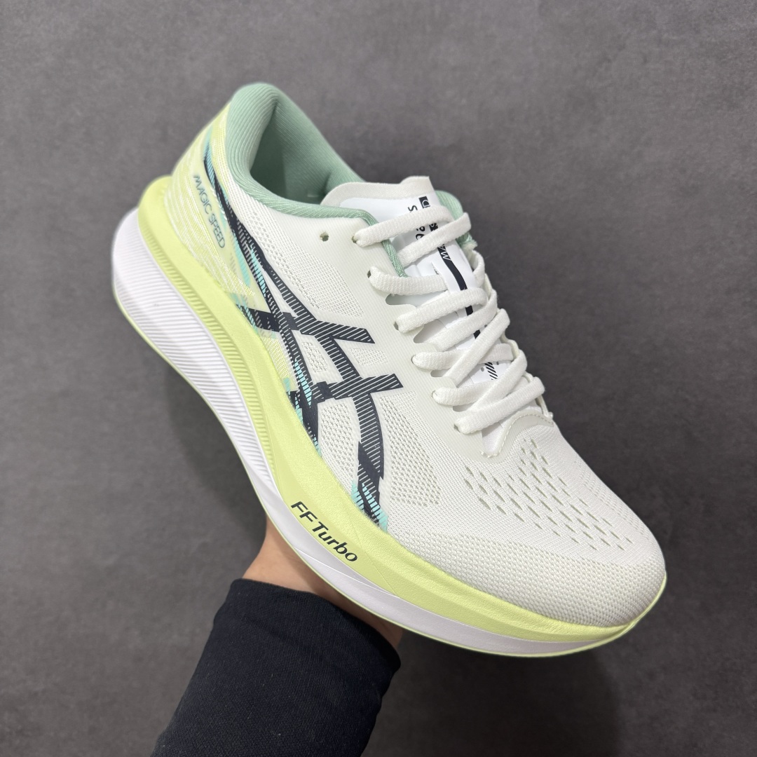 图片[3]-【升级版】Asics 亚瑟士MAGIC SPEED 4稳定跑鞋 鞋面采用双层提花网面设计，提高包裹性和透气性，后跟搭载稳定系统科技T-GEL提升整体支撑力和结构感，减少对身体带来的冲击负荷，创新中底至轻回弹 尺码：36-45 含半码-选品中心