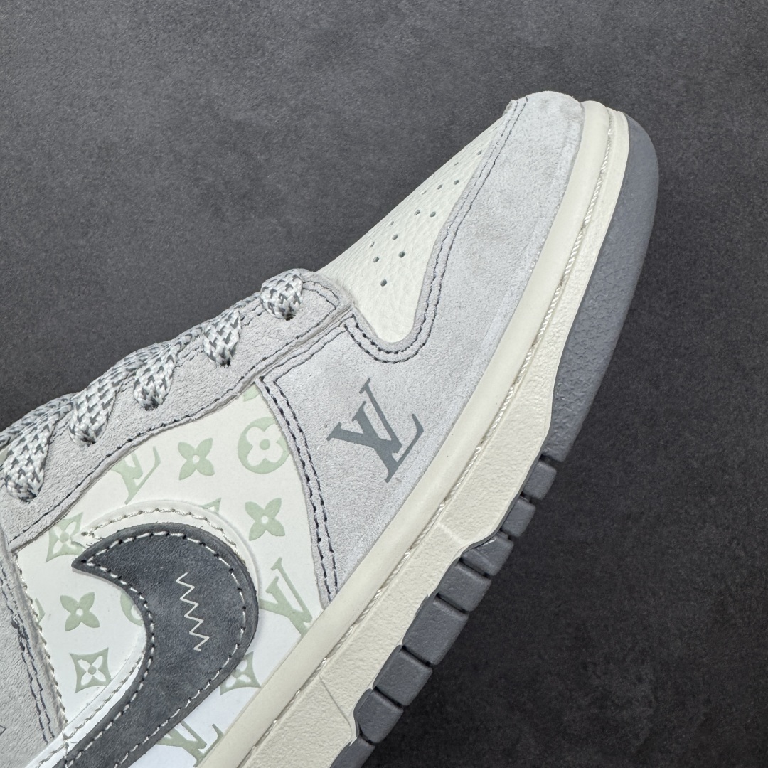图片[5]-【定制版】Nike SB Dunk Low LV联名 灰白双勾 周年高端定制 低帮休闲板鞋 CX5050-Y20  #定制鞋盒 大厂纯原品质出货 超高清洁度 皮料切割干净无任何毛边 细节完美   尺码：36 36.5 37.5 38 38.5 39 40 40.5 41 42 42.5 43 44 44.5 45 编码：HXSB330340-选品中心