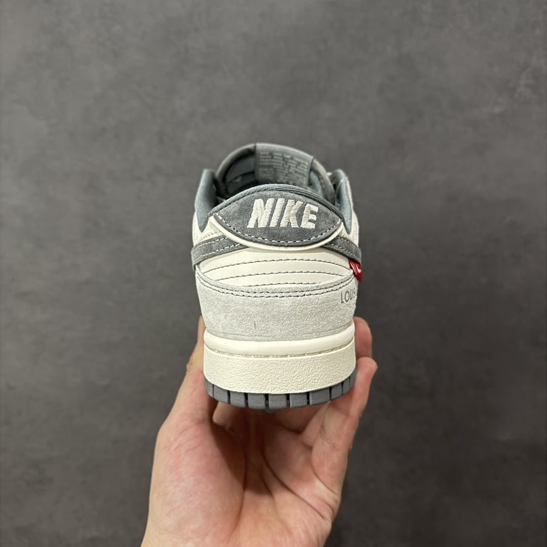 图片[4]-【定制版】Nike SB Dunk Low LV联名 灰白双勾 周年高端定制 低帮休闲板鞋 CX5050-Y20  #定制鞋盒 大厂纯原品质出货 超高清洁度 皮料切割干净无任何毛边 细节完美   尺码：36 36.5 37.5 38 38.5 39 40 40.5 41 42 42.5 43 44 44.5 45 编码：HXSB330340-选品中心