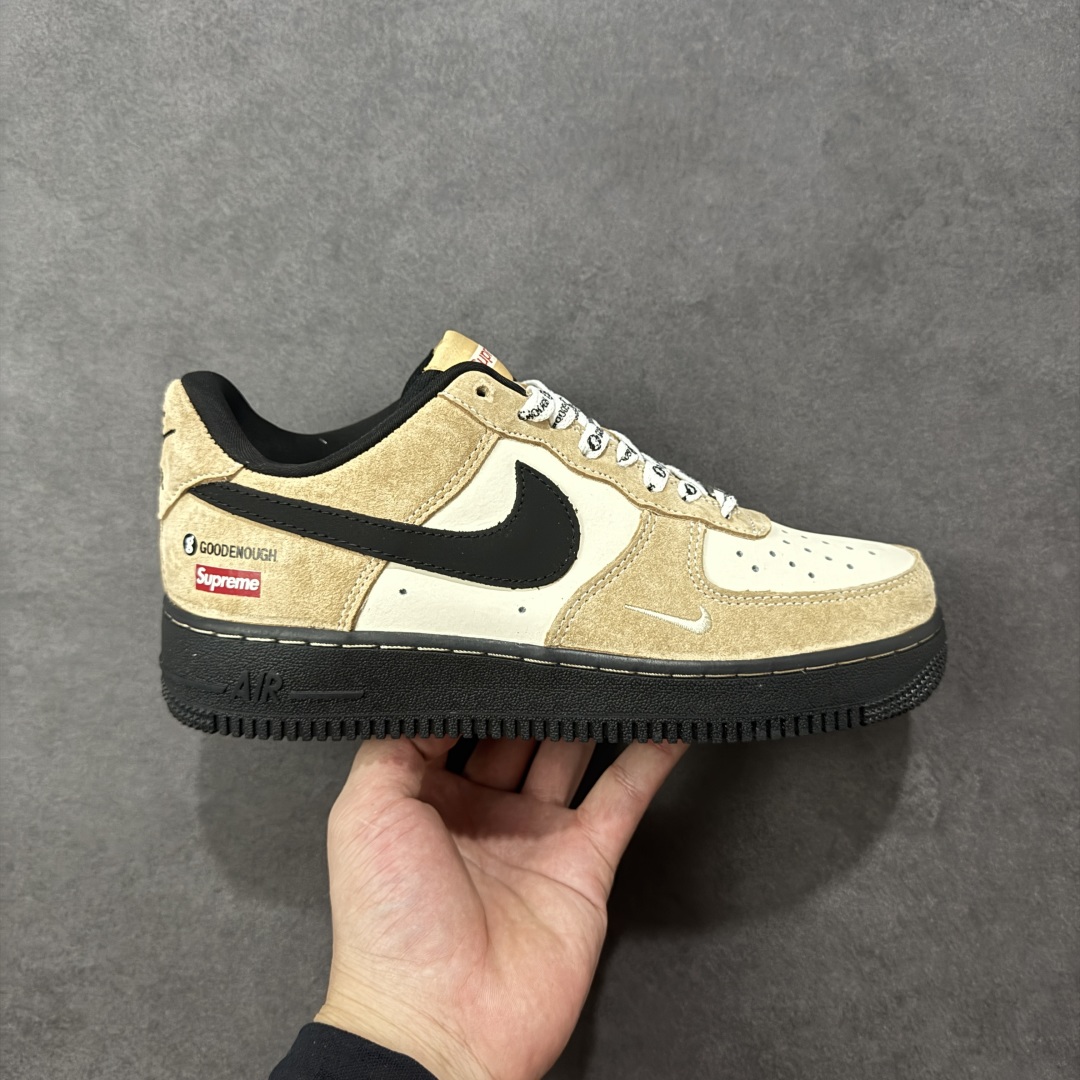 【定制版】NIke Air Force 1 \'07 Low Supreme 藤原浩 联名--黑棕空军一号低帮 运动鞋 休闲鞋 折边针车 头层猪巴戈 工艺难度大 原楦头原纸板 高端定制鞋盒 原厂鞋底 超高清洁度 细节完美 货号:YF9511-810 尺码:36 36.5 37.5 38 38.5 39 40 40.5 41 42 42.5 43 44 44.5 45 编码:HXSB310320-选品中心