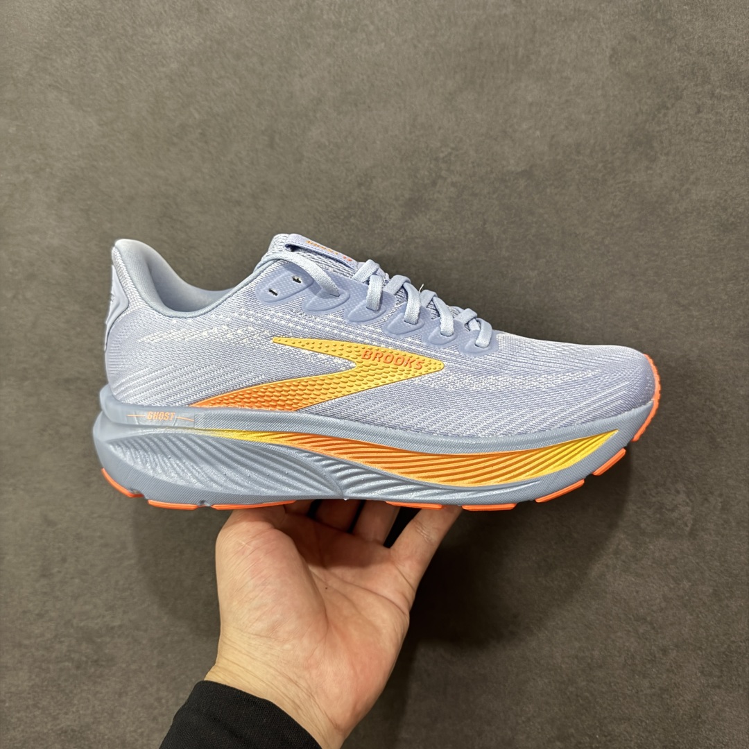 【公司级】外贸热款专供 Brooks 布鲁克斯 Ghost 17 网面运动鞋 官方售价1K+ 超临界Q弹大底 正确鞋底带钢印 平台专供品质 完美鞋型 做工清洁度 软碳大底 透气鞋面 跑步健身优选版本 尺码:36-45-选品中心