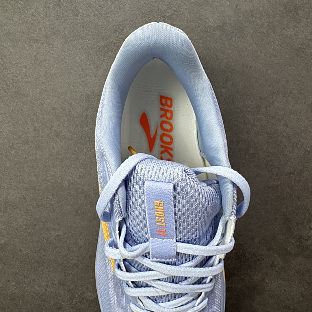 图片[7]-【公司级】外贸热款专供 Brooks 布鲁克斯 Ghost 17 网面运动鞋 官方售价1K+ 超临界Q弹大底 正确鞋底带钢印 平台专供品质 完美鞋型 做工清洁度 软碳大底 透气鞋面 跑步健身优选版本 尺码：36-45-选品中心