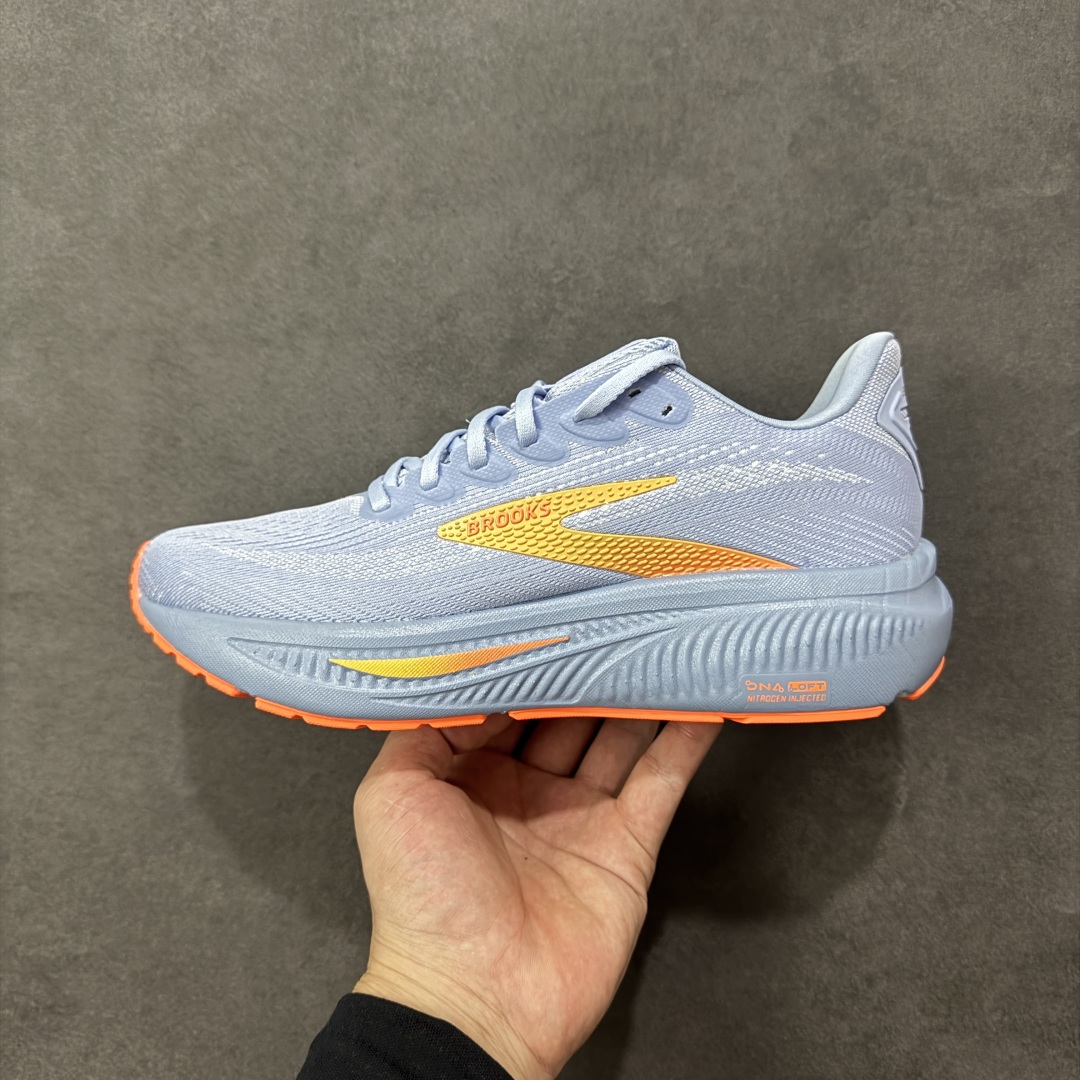 图片[2]-【公司级】外贸热款专供 Brooks 布鲁克斯 Ghost 17 网面运动鞋 官方售价1K+ 超临界Q弹大底 正确鞋底带钢印 平台专供品质 完美鞋型 做工清洁度 软碳大底 透气鞋面 跑步健身优选版本 尺码：36-45-选品中心