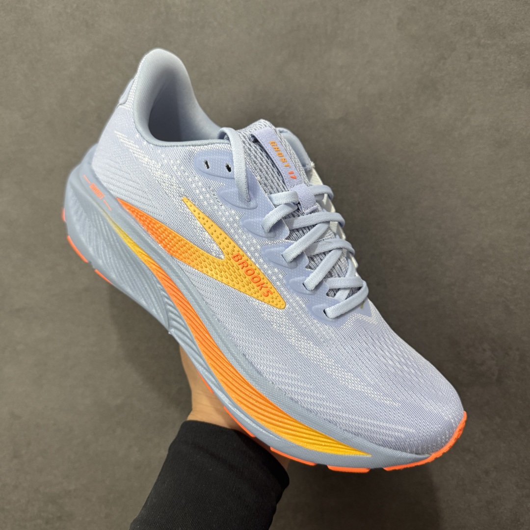 图片[3]-【公司级】外贸热款专供 Brooks 布鲁克斯 Ghost 17 网面运动鞋 官方售价1K+ 超临界Q弹大底 正确鞋底带钢印 平台专供品质 完美鞋型 做工清洁度 软碳大底 透气鞋面 跑步健身优选版本 尺码：36-45-选品中心