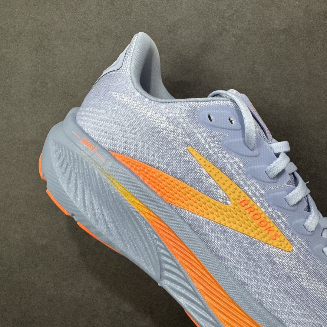 图片[6]-【公司级】外贸热款专供 Brooks 布鲁克斯 Ghost 17 网面运动鞋 官方售价1K+ 超临界Q弹大底 正确鞋底带钢印 平台专供品质 完美鞋型 做工清洁度 软碳大底 透气鞋面 跑步健身优选版本 尺码：36-45-选品中心