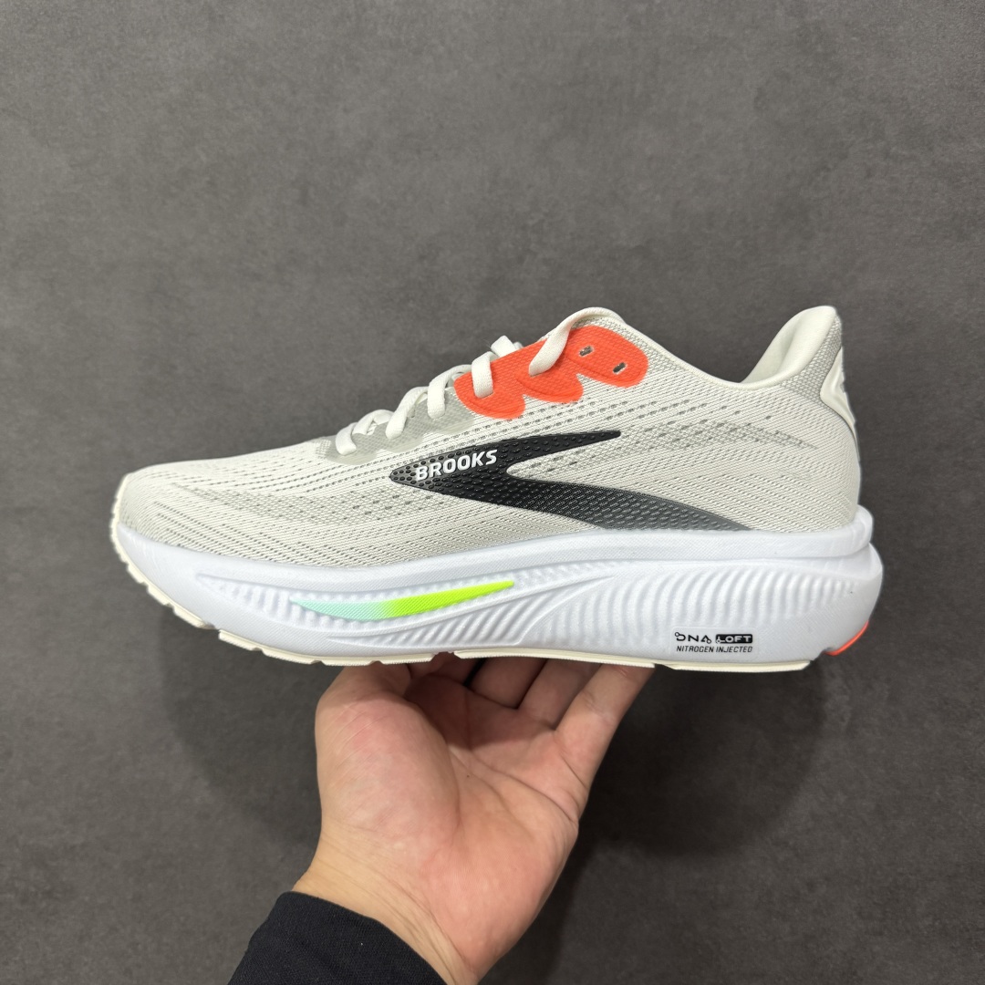 图片[2]-【公司级】外贸热款专供 Brooks 布鲁克斯 Ghost 17 网面运动鞋 官方售价1K+ 超临界Q弹大底 正确鞋底带钢印 平台专供品质 完美鞋型 做工清洁度 软碳大底 透气鞋面 跑步健身优选版本 尺码：36-45-选品中心