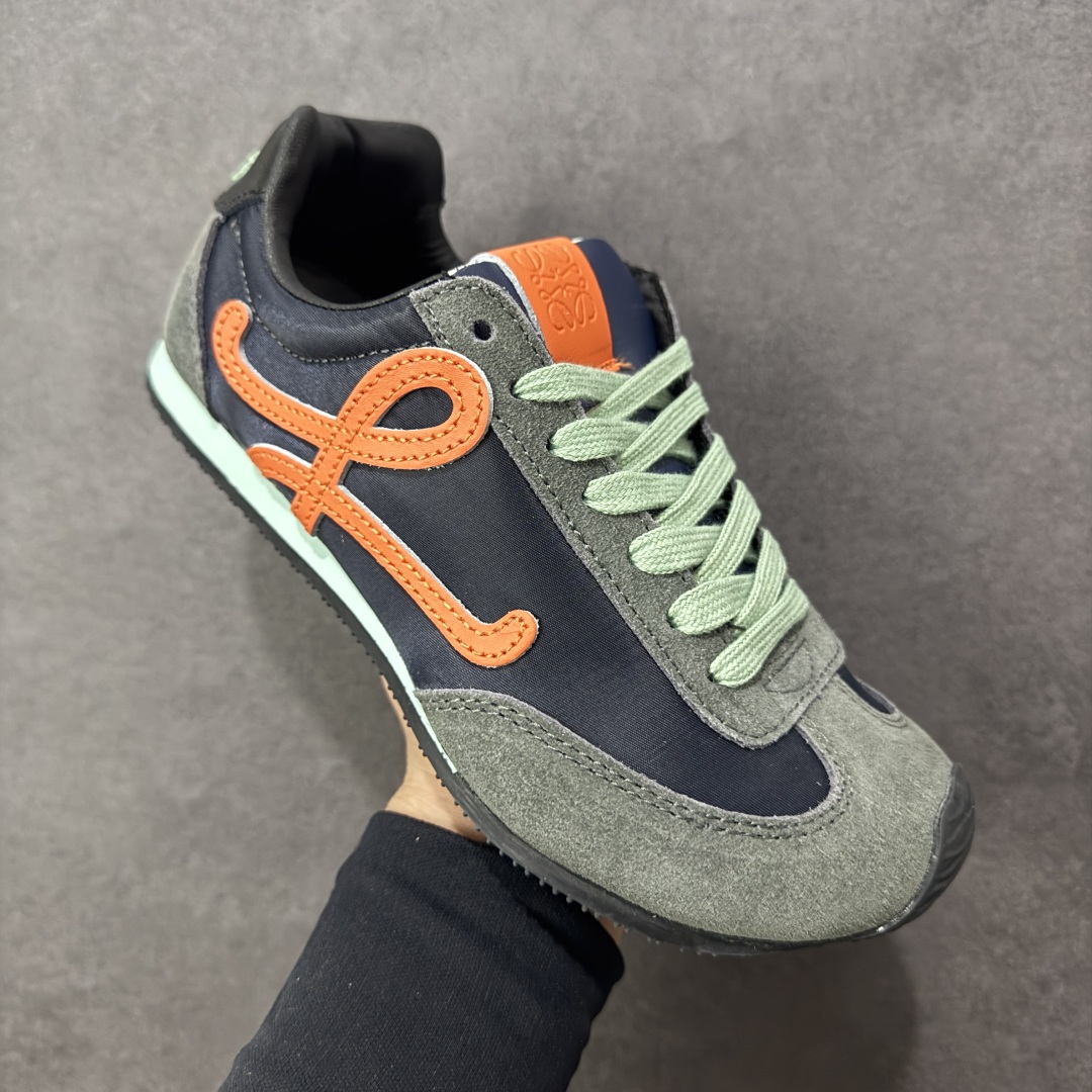 图片[3]-【GQ福利】Loewe罗意威 Ballet Runner2.0系列 进口柔软小牛皮+牛反绒皮面拼接，内里垫脚混种羊皮，双层高弹乳胶内热，独家模具橡胶大底，上脚轻便舒适 四色现货 尺码：35-44-选品中心