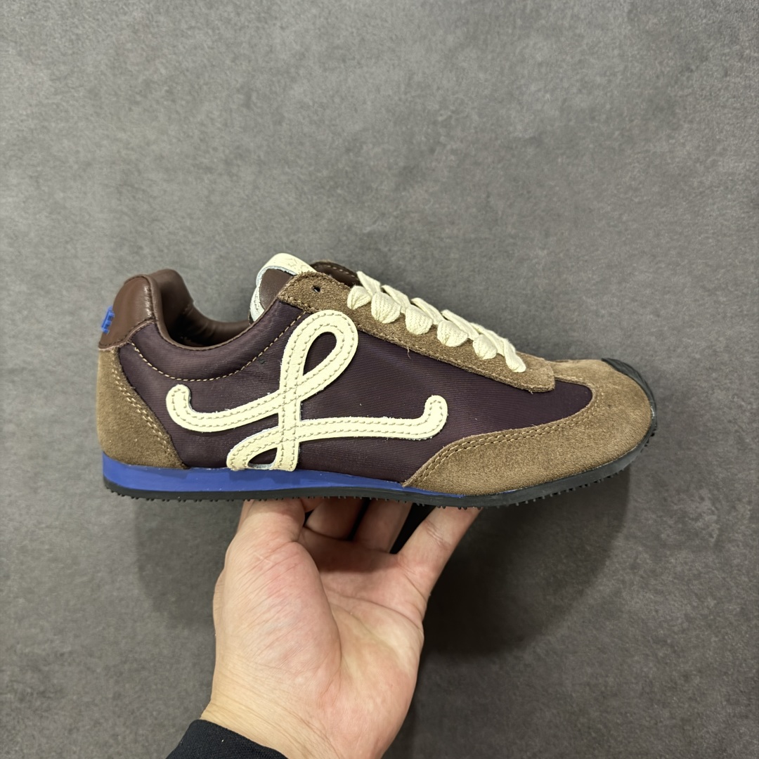 【GQ福利】Loewe罗意威 Ballet Runner2.0系列 进口柔软小牛皮+牛反绒皮面拼接,内里垫脚混种羊皮,双层高弹乳胶内热,独家模具橡胶大底,上脚轻便舒适 四色现货 尺码:35-44-选品中心