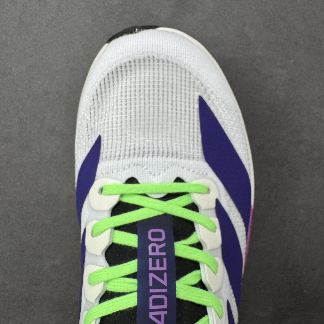 图片[8]-【公司级】Ad Adizero Evo SL 轻盈跑鞋 耐磨减震专业跑步鞋 冲向目标，一路向前，不断挑战和突破自我 无论是平时训练还是马拉松，让这款adidas跑步鞋伴你畅快开跑 兼具舒适性和结构感，搭载Lightstrike科技，为步伐注入活力 货号：JS4495 尺码：36 36.5 37 38 38.5 39 40 40.5 41 42 42.5 43 44 44.5 45 编码：FSB220230-选品中心