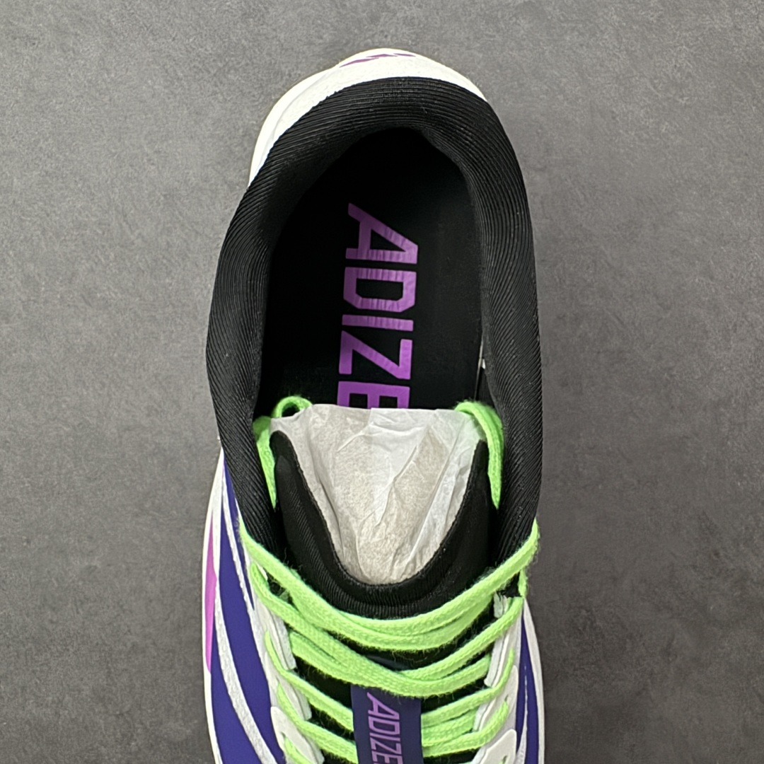 图片[7]-【公司级】Ad Adizero Evo SL 轻盈跑鞋 耐磨减震专业跑步鞋 冲向目标，一路向前，不断挑战和突破自我 无论是平时训练还是马拉松，让这款adidas跑步鞋伴你畅快开跑 兼具舒适性和结构感，搭载Lightstrike科技，为步伐注入活力 货号：JS4495 尺码：36 36.5 37 38 38.5 39 40 40.5 41 42 42.5 43 44 44.5 45 编码：FSB220230-选品中心