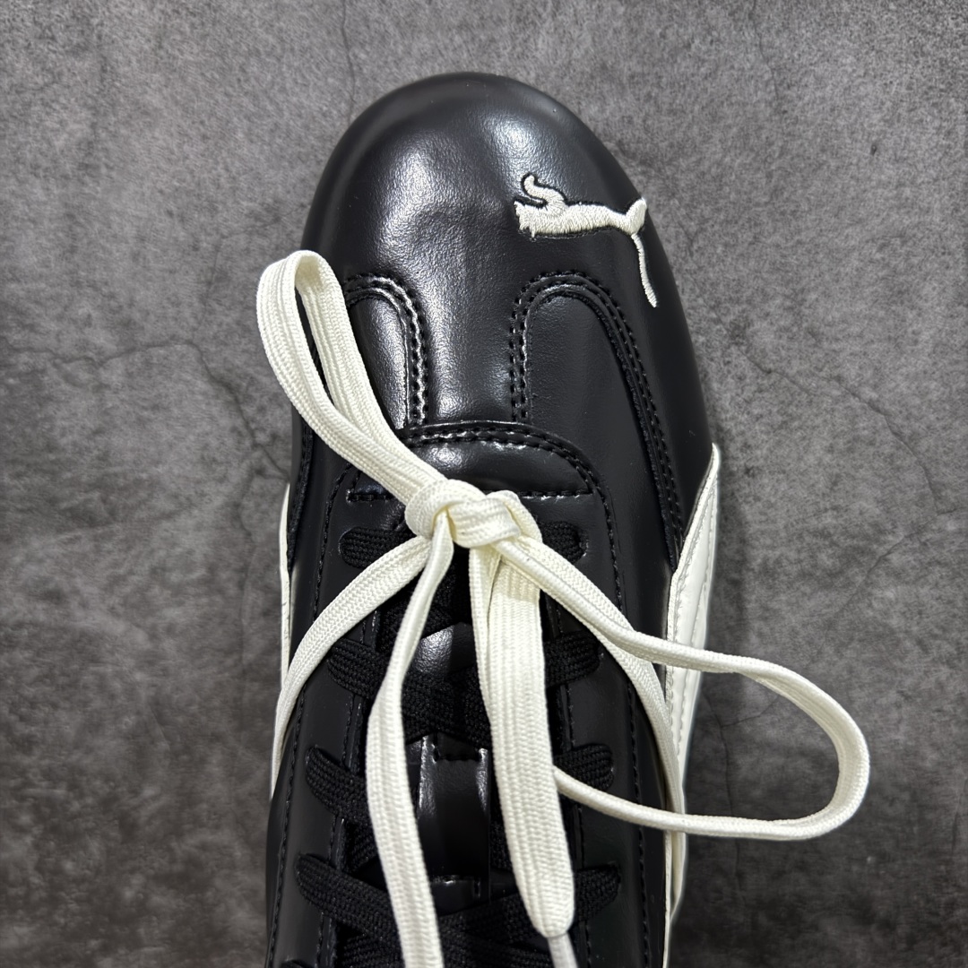 图片[5]-【Top版本】Rose x Puma Speedcat 联名款 极速赛车系列彪马低帮生活休闲鞋 404391-01  市场第一梯队品质 顶级头层皮料 顶尖完美复刻公司货版本 组合大底 亮黑磨砂皮 正确鞋舌Puma Logo 正确鞋垫Puma Logo 正确刺绣Logo 正确加厚五花海玻璃鞋垫 以及全套配件 原厂数据一比一大底 橡胶加切片组合底❗️ 原装档案原数据纸版楦型 防尘袋 配件齐全 二次成型\’猛帮\’成型工艺制作 细节如图所示  尺码：35 36 37 37.5 38 38.5 39 40 40.5 41 42 42.5 43 43.5 44.5 45-选品中心