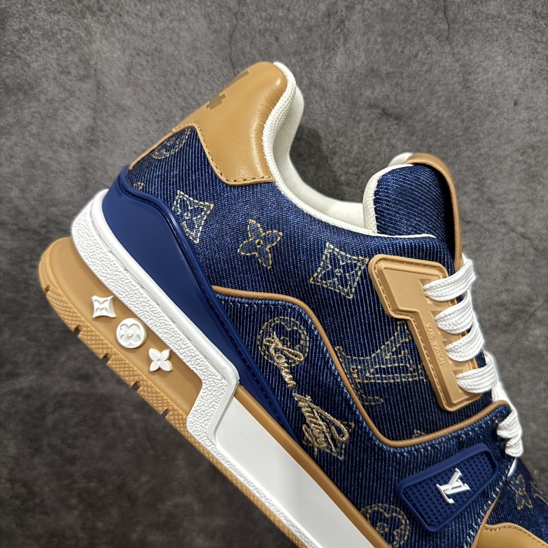 图片[7]-【莞产礼盒版本】LV Louis Vuitton Trainer 限定联名 低帮休闲板鞋 代购级别 ZP级全套包装 原版购入历时近两个月开发打造！ 经典多拼色超好看 原版完美楦型 调试了两个月 鞋面独家订制压纹粒面小牛皮 大底TPU、模具费2w+ 质感媲美原版 垫脚聚米微料加透气英伦网布 细节原版一致 ❗️请注意区分市面通货材料 版型 包装配件 尺码： 38 39 40 41 42 43 44 45 46-选品中心
