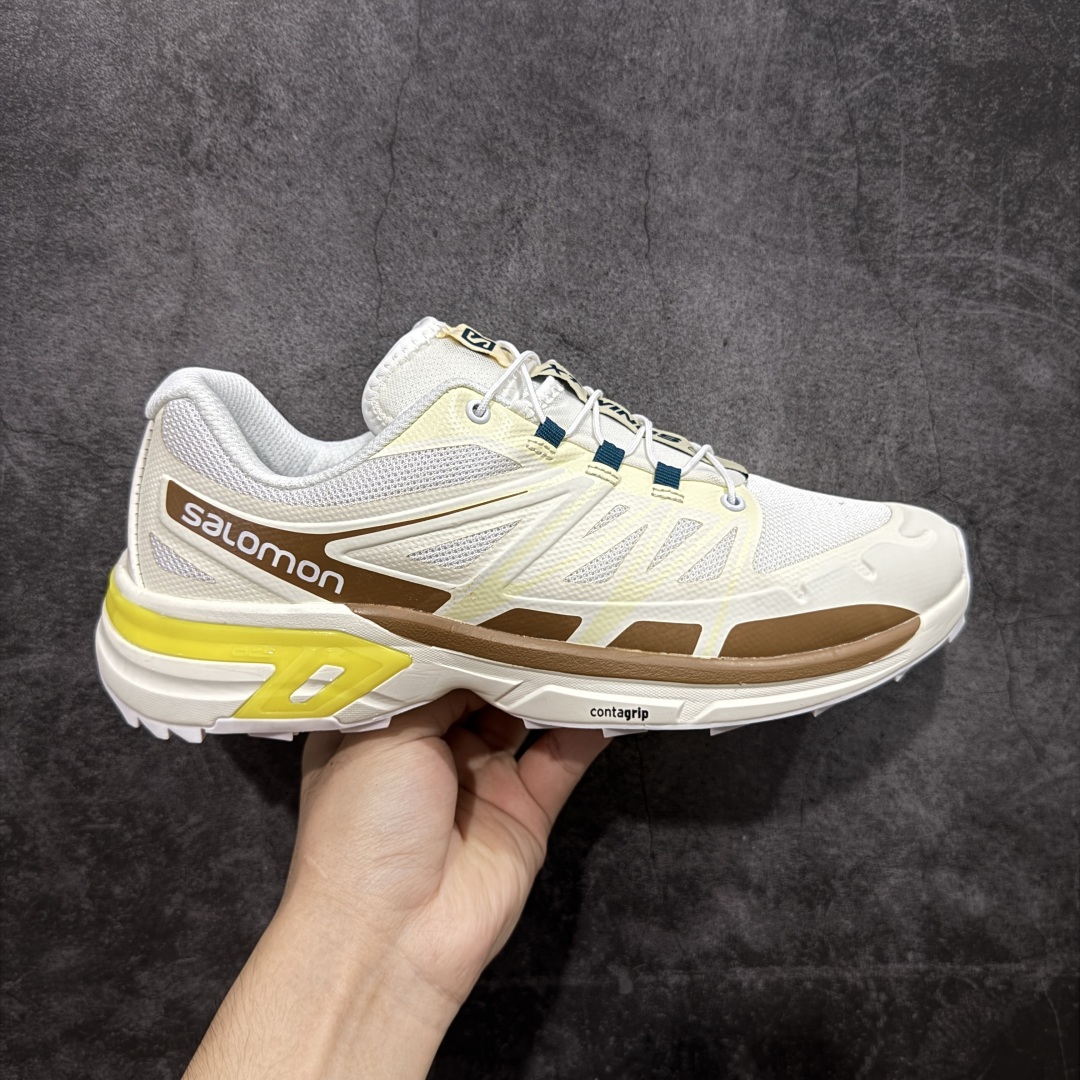 【莞产版本】SALOMON萨洛蒙 XT-Wings 2 Advanced 户外舒适百搭 网布织物减震防滑耐磨透气 低帮跑步鞋灰 XT-Wings 2采用了萨洛蒙独有的技术,不仅保证了鞋子的耐磨性,还让你在户外探险中保持通风透气,让双脚始终保持清爽舒适。无论是徒步旅行、登山探险还是日常穿搭,它都能为你提供稳定的支撑和舒适的穿着体验! 低帮设计,有效减轻脚部负担,提供更灵活的穿着感受。无论是在崎岖不平的山路上还是在城市街头漫步,XT-Wings 2都能帮助你自如地驰骋,释放内心对自然的向往!SALOMON萨洛蒙 XT-Wings 2绝对是一款不可错过的户外功能鞋!让它成为你户外探险路上的得力伙伴,让你在每一次冒险中都能感受到自由与激情的碰撞! 尺码:36-46含半码-选品中心