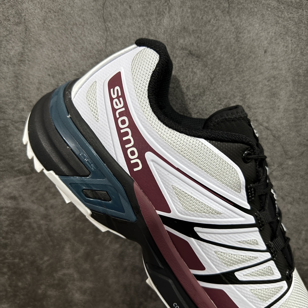 图片[7]-【莞产版本】SALOMON萨洛蒙 XT-Wings 2 Advanced 户外舒适百搭 网布织物减震防滑耐磨透气 低帮跑步鞋灰 XT-Wings 2采用了萨洛蒙独有的技术，不仅保证了鞋子的耐磨性，还让你在户外探险中保持通风透气，让双脚始终保持清爽舒适。无论是徒步旅行、登山探险还是日常穿搭，它都能为你提供稳定的支撑和舒适的穿着体验！ 低帮设计，有效减轻脚部负担，提供更灵活的穿着感受。无论是在崎岖不平的山路上还是在城市街头漫步，XT-Wings 2都能帮助你自如地驰骋，释放内心对自然的向往！SALOMON﻿萨洛蒙 XT-Wings 2绝对是一款不可错过的户外功能鞋！让它成为你户外探险路上的得力伙伴，让你在每一次冒险中都能感受到自由与激情的碰撞！ 尺码：36-46含半码-选品中心