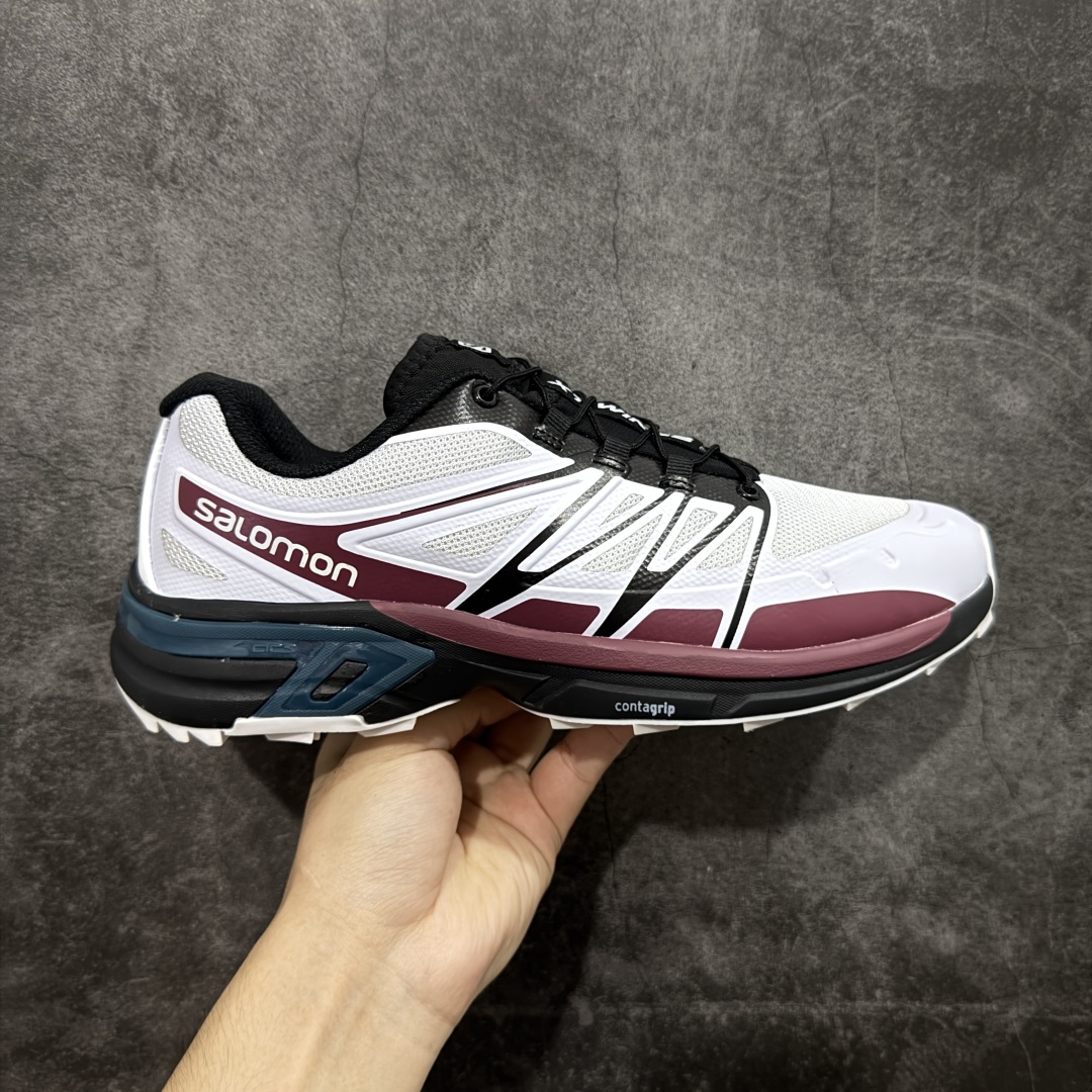 【莞产版本】SALOMON萨洛蒙 XT-Wings 2 Advanced 户外舒适百搭 网布织物减震防滑耐磨透气 低帮跑步鞋灰 XT-Wings 2采用了萨洛蒙独有的技术,不仅保证了鞋子的耐磨性,还让你在户外探险中保持通风透气,让双脚始终保持清爽舒适。无论是徒步旅行、登山探险还是日常穿搭,它都能为你提供稳定的支撑和舒适的穿着体验! 低帮设计,有效减轻脚部负担,提供更灵活的穿着感受。无论是在崎岖不平的山路上还是在城市街头漫步,XT-Wings 2都能帮助你自如地驰骋,释放内心对自然的向往!SALOMON萨洛蒙 XT-Wings 2绝对是一款不可错过的户外功能鞋!让它成为你户外探险路上的得力伙伴,让你在每一次冒险中都能感受到自由与激情的碰撞! 尺码:36-46含半码-选品中心