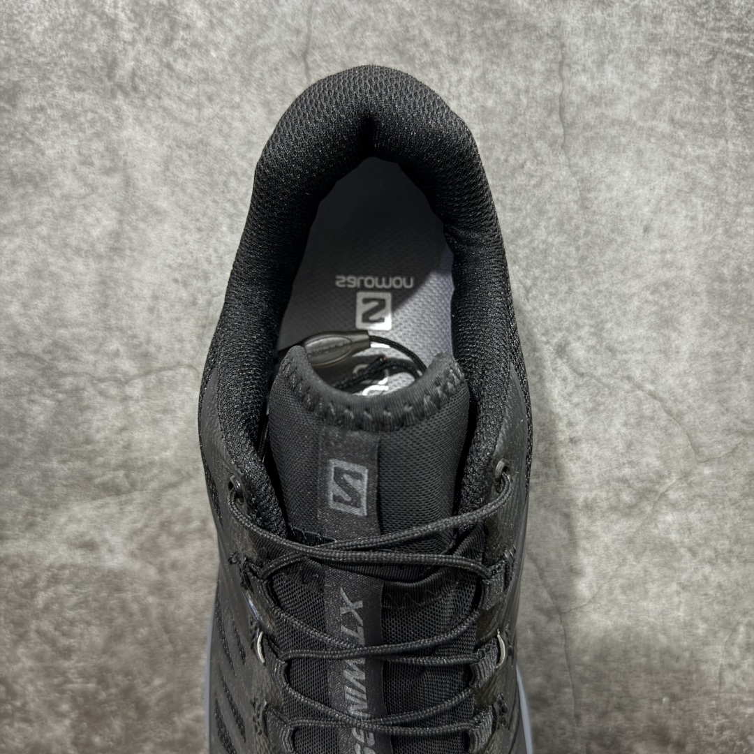 图片[8]-【莞产版本】SALOMON萨洛蒙 XT-Wings 2 Advanced 户外舒适百搭 网布织物减震防滑耐磨透气 低帮跑步鞋灰 XT-Wings 2采用了萨洛蒙独有的技术，不仅保证了鞋子的耐磨性，还让你在户外探险中保持通风透气，让双脚始终保持清爽舒适。无论是徒步旅行、登山探险还是日常穿搭，它都能为你提供稳定的支撑和舒适的穿着体验！ 低帮设计，有效减轻脚部负担，提供更灵活的穿着感受。无论是在崎岖不平的山路上还是在城市街头漫步，XT-Wings 2都能帮助你自如地驰骋，释放内心对自然的向往！SALOMON﻿萨洛蒙 XT-Wings 2绝对是一款不可错过的户外功能鞋！让它成为你户外探险路上的得力伙伴，让你在每一次冒险中都能感受到自由与激情的碰撞！ 尺码：36-46含半码-选品中心