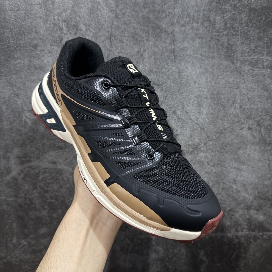 图片[3]-【莞产版本】SALOMON萨洛蒙 XT-Wings 2 Advanced 户外舒适百搭 网布织物减震防滑耐磨透气 低帮跑步鞋 XT-Wings 2采用了萨洛蒙独有的技术，不仅保证了鞋子的耐磨性，还让你在户外探险中保持通风透气，让双脚始终保持清爽舒适。无论是徒步旅行、登山探险还是日常穿搭，它都能为你提供稳定的支撑和舒适的穿着体验！ 低帮设计，有效减轻脚部负担，提供更灵活的穿着感受。无论是在崎岖不平的山路上还是在城市街头漫步，XT-Wings 2都能帮助你自如地驰骋，释放内心对自然的向往！SALOMON﻿萨洛蒙 XT-Wings 2绝对是一款不可错过的户外功能鞋！让它成为你户外探险路上的得力伙伴，让你在每一次冒险中都能感受到自由与激情的碰撞！ 尺码：36-46含半码-选品中心