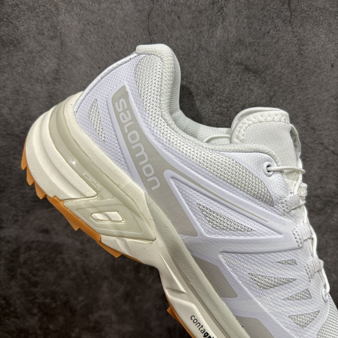 图片[7]-【莞产版本】SALOMON萨洛蒙 XT-Wings 2 Advanced 户外舒适百搭 网布织物减震防滑耐磨透气 低帮跑步鞋 XT-Wings 2采用了萨洛蒙独有的技术，不仅保证了鞋子的耐磨性，还让你在户外探险中保持通风透气，让双脚始终保持清爽舒适。无论是徒步旅行、登山探险还是日常穿搭，它都能为你提供稳定的支撑和舒适的穿着体验！ 低帮设计，有效减轻脚部负担，提供更灵活的穿着感受。无论是在崎岖不平的山路上还是在城市街头漫步，XT-Wings 2都能帮助你自如地驰骋，释放内心对自然的向往！SALOMON﻿萨洛蒙 XT-Wings 2绝对是一款不可错过的户外功能鞋！让它成为你户外探险路上的得力伙伴，让你在每一次冒险中都能感受到自由与激情的碰撞！ 尺码：36-46含半码-选品中心