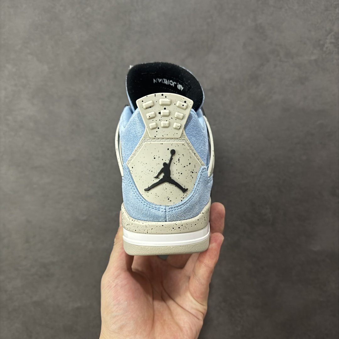图片[4]-【公司级】Air Jordan AJ4 Retro 大学蓝 中帮篮球鞋 原楦原纸板同源开发 完美呈现乔4的版型 内侧正确双色网格 还原细节 正确气垫颜色 正确网格工艺 正确拉帮工艺 全鞋原装材料制作 原档案原模具打造 货号：CT8527-400 尺码：36-48-选品中心