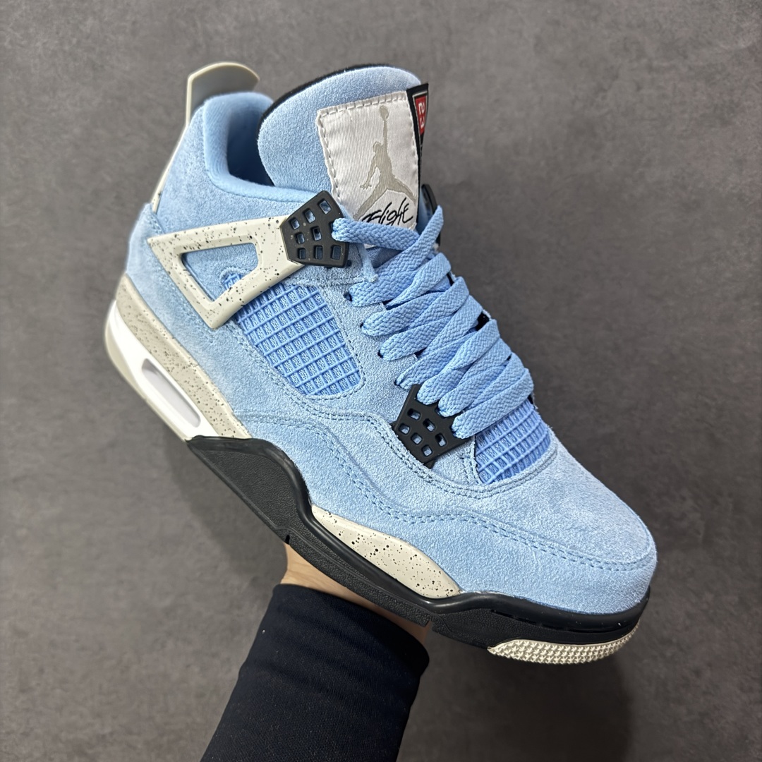 图片[3]-【公司级】Air Jordan AJ4 Retro 大学蓝 中帮篮球鞋 原楦原纸板同源开发 完美呈现乔4的版型 内侧正确双色网格 还原细节 正确气垫颜色 正确网格工艺 正确拉帮工艺 全鞋原装材料制作 原档案原模具打造 货号：CT8527-400 尺码：36-48-选品中心