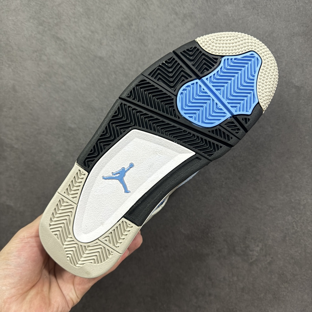 图片[9]-【公司级】Air Jordan AJ4 Retro 大学蓝 中帮篮球鞋 原楦原纸板同源开发 完美呈现乔4的版型 内侧正确双色网格 还原细节 正确气垫颜色 正确网格工艺 正确拉帮工艺 全鞋原装材料制作 原档案原模具打造 货号：CT8527-400 尺码：36-48-选品中心