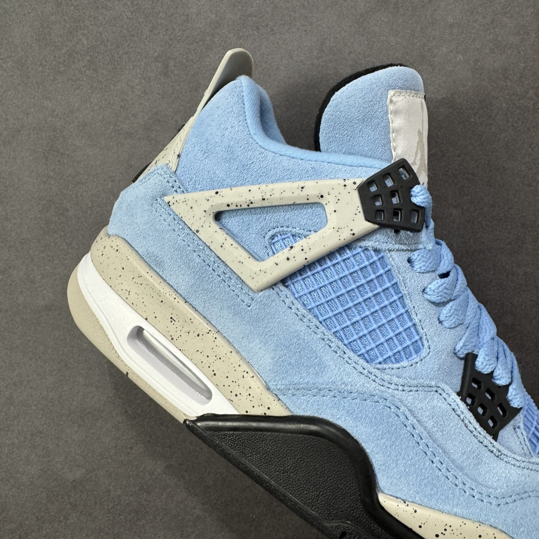 图片[6]-【公司级】Air Jordan AJ4 Retro 大学蓝 中帮篮球鞋 原楦原纸板同源开发 完美呈现乔4的版型 内侧正确双色网格 还原细节 正确气垫颜色 正确网格工艺 正确拉帮工艺 全鞋原装材料制作 原档案原模具打造 货号：CT8527-400 尺码：36-48-选品中心
