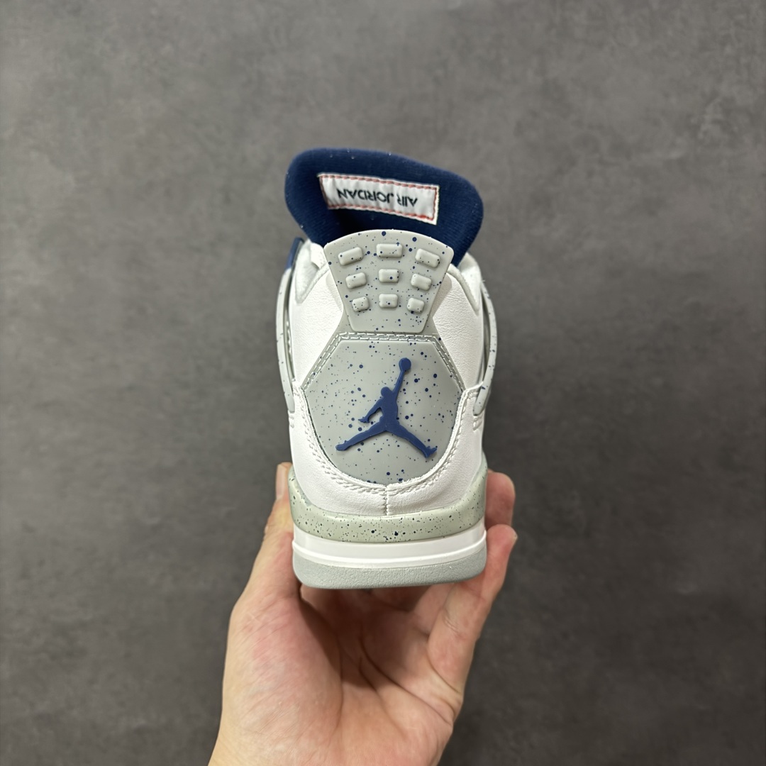 图片[4]-【公司级】Air Jordan AJ4 Retro 白灰 中帮篮球鞋 原楦原纸板同源开发 完美呈现乔4的版型 内侧正确双色网格 还原细节 正确气垫颜色 正确网格工艺 正确拉帮工艺 全鞋原装材料制作 原档案原模具打造 货号：DH6927-140 尺码：36-48-选品中心
