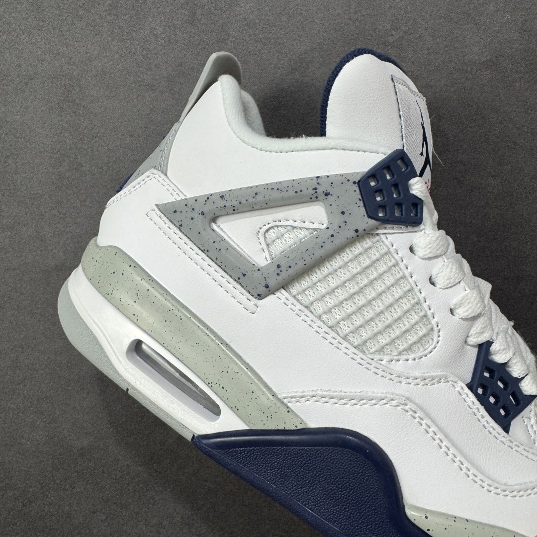 图片[6]-【公司级】Air Jordan AJ4 Retro 白灰 中帮篮球鞋 原楦原纸板同源开发 完美呈现乔4的版型 内侧正确双色网格 还原细节 正确气垫颜色 正确网格工艺 正确拉帮工艺 全鞋原装材料制作 原档案原模具打造 货号：DH6927-140 尺码：36-48-选品中心