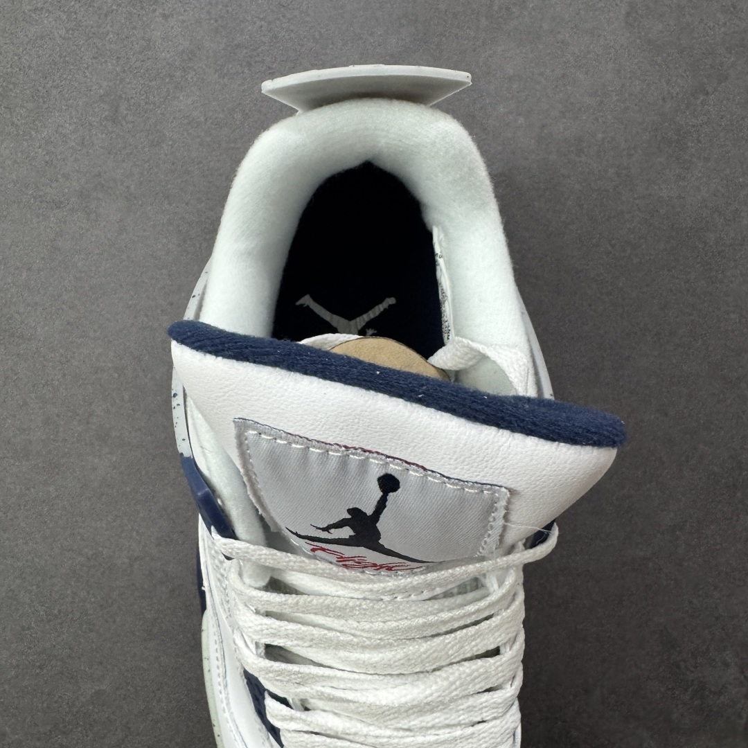 图片[7]-【公司级】Air Jordan AJ4 Retro 白灰 中帮篮球鞋 原楦原纸板同源开发 完美呈现乔4的版型 内侧正确双色网格 还原细节 正确气垫颜色 正确网格工艺 正确拉帮工艺 全鞋原装材料制作 原档案原模具打造 货号：DH6927-140 尺码：36-48-选品中心