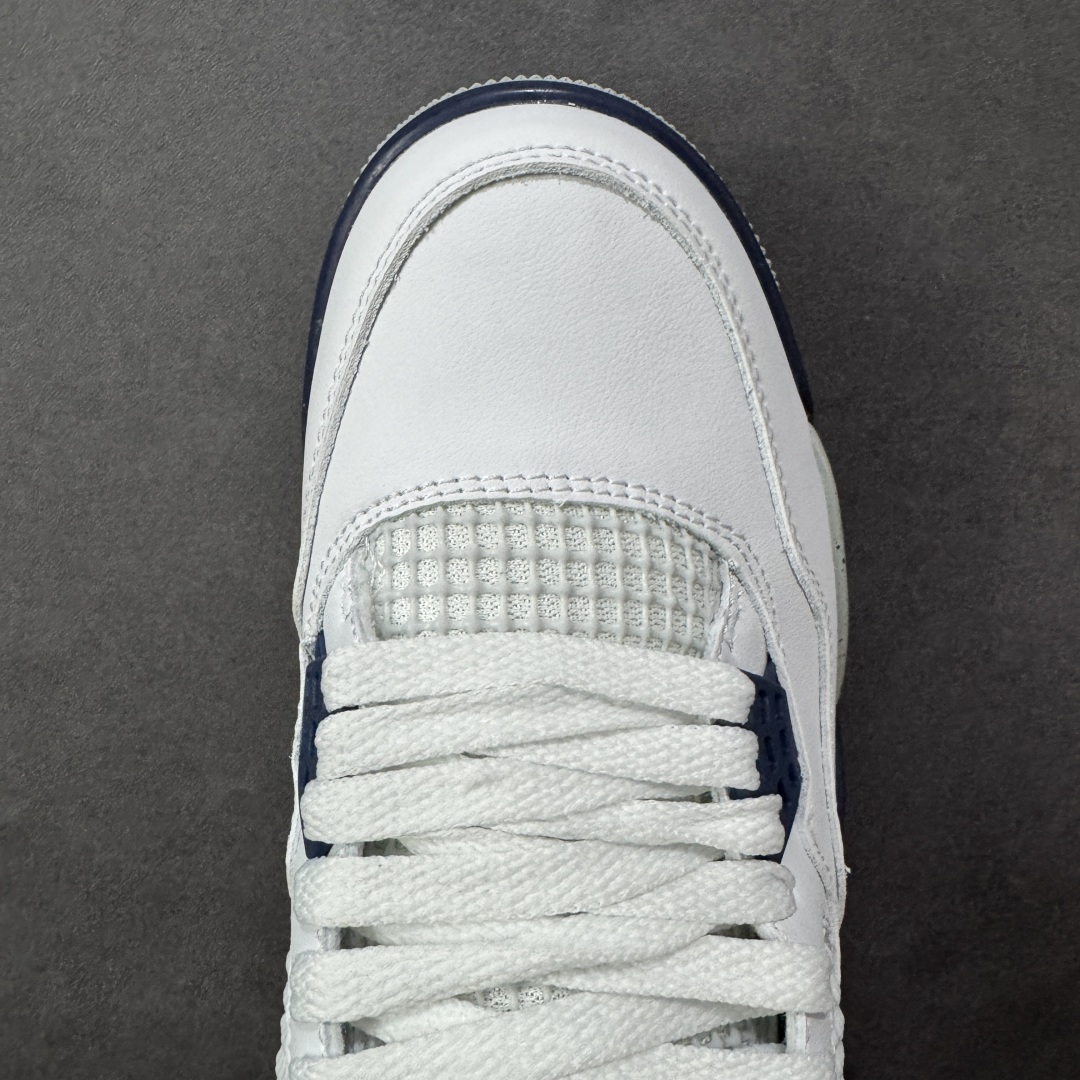 图片[8]-【公司级】Air Jordan AJ4 Retro 白灰 中帮篮球鞋 原楦原纸板同源开发 完美呈现乔4的版型 内侧正确双色网格 还原细节 正确气垫颜色 正确网格工艺 正确拉帮工艺 全鞋原装材料制作 原档案原模具打造 货号：DH6927-140 尺码：36-48-选品中心