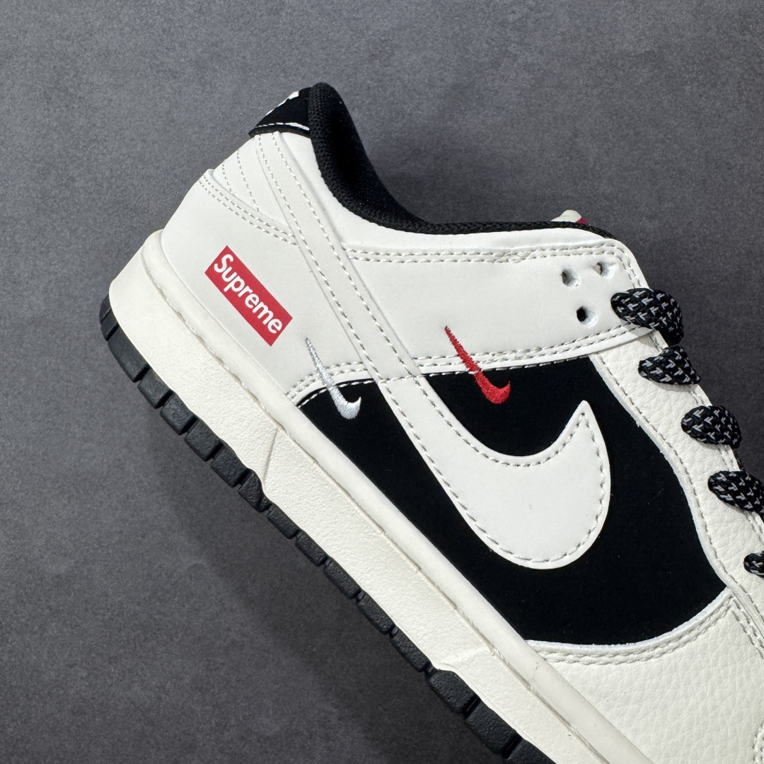 图片[6]-【定制版】Nike SB Dunk Low Supreme联名 米黑拼接 周年高端定制 低帮休闲板鞋 #定制鞋盒 大厂纯原品质出货 超高清洁度 皮料切割干净无任何毛边 细节完美 货号：JP1628-010 尺码：36 36.5 37.5 38 38.5 39 40 40.5 41 42 42.5 43 44 44.5 45-选品中心