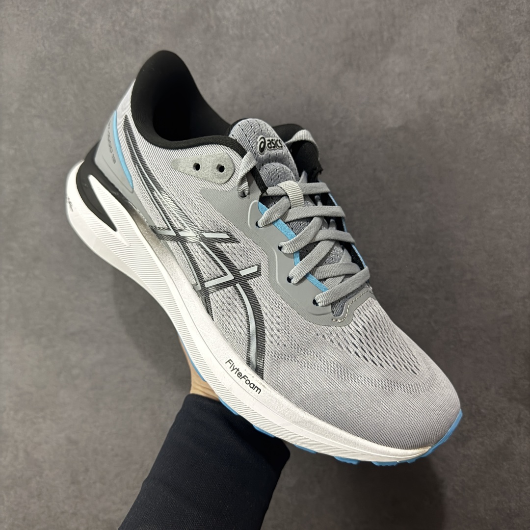 图片[3]-【公司级】Asics GT-1000 13 阿斯克斯 低帮 灰黑色 防滑耐磨舒适稳定低邦休闲跑步鞋 采用网眼鞋面，提供良好透气性。 中底处的Puregel科技与Flytefoam缓冲层可減轻鞋身的重量，带来更加柔软的触地脚感，PuergelL胶位于鞋跟底部，柔软度比标准GEL胶高67%，Flyteoama中底科技，具有良好的缓震性， 同时通过添加有机纤维材料，使得轻量性及耐用性得以实现；3D引导系统提供优秀的稳定性， 在磨损较多的部位配有AHAR+高耐磨橡胶，保持轻量性和抓地力的同时，发挥出更强耐磨性，提高跑鞋耐用度。 货号：1011B860-020 尺码：36-46带半码 编码：LNHB230240-选品中心