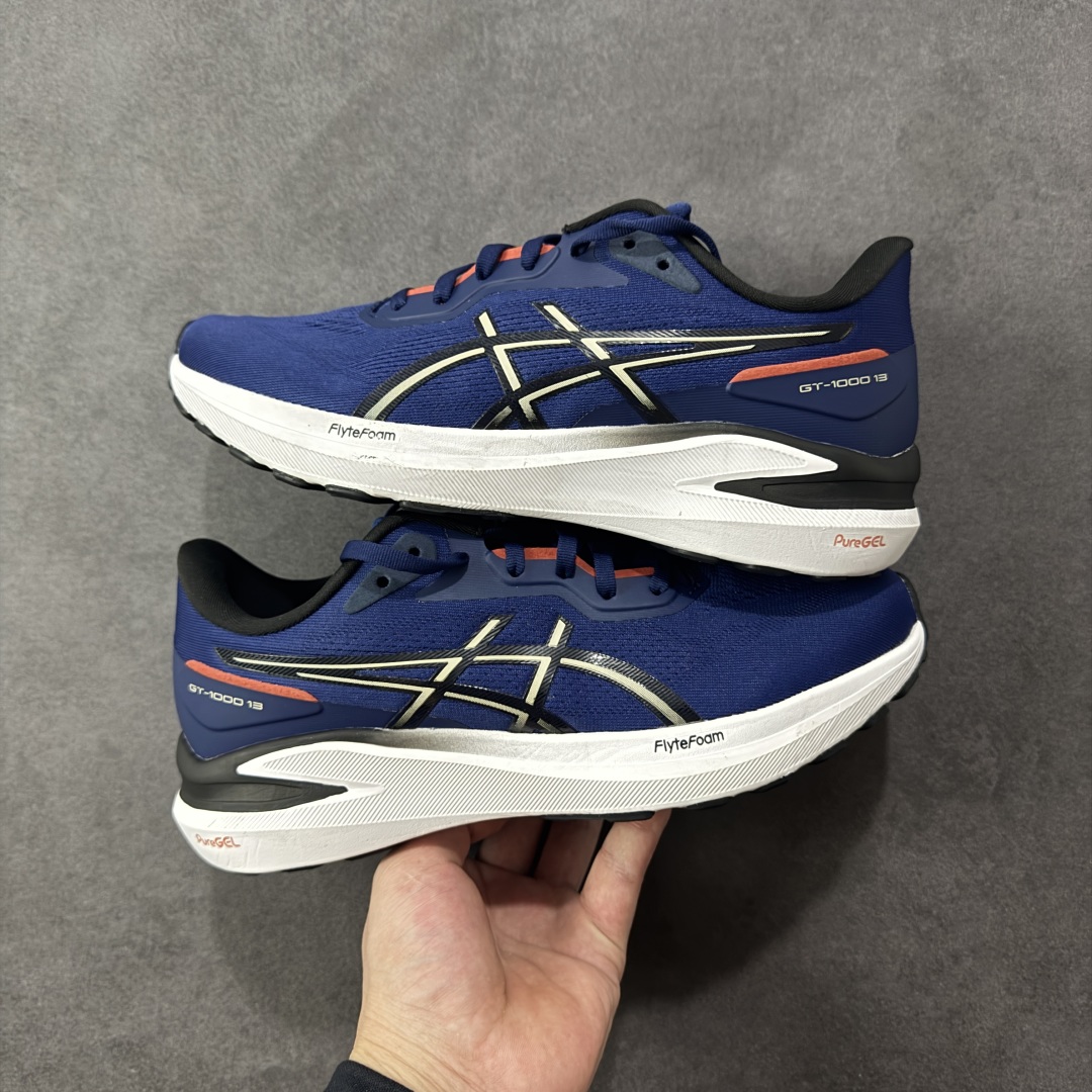 图片[4]-【公司级】Asics GT-1000 13 阿斯克斯 低帮防滑耐磨舒适稳定低邦休闲训练短跑跑步鞋 采用网眼鞋面，提供良好透气性。 中底处的Puregel科技与Flytefoam缓冲层可減轻鞋身的重量，带来更加柔软的触地脚感，PuergelL胶位于鞋跟底部，柔软度比标准GEL胶高67%，Flyteoama中底科技，具有良好的缓震性， 同时通过添加有机纤维材料，使得轻量性及耐用性得以实现；3D引导系统提供优秀的稳定性， 在磨损较多的部位配有AHAR+高耐磨橡胶，保持轻量性和抓地力的同时，发挥出更强耐磨性，提高跑鞋耐用度。 尺码：36-46带半码 编码：LNHB230240-选品中心