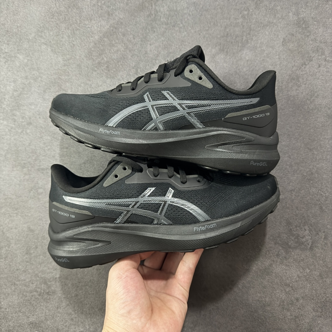 图片[2]-【公司级】Asics GT-1000 13 阿斯克斯 低帮防滑耐磨舒适稳定低邦休闲训练短跑跑步鞋 采用网眼鞋面，提供良好透气性。 中底处的Puregel科技与Flytefoam缓冲层可減轻鞋身的重量，带来更加柔软的触地脚感，PuergelL胶位于鞋跟底部，柔软度比标准GEL胶高67%，Flyteoama中底科技，具有良好的缓震性， 同时通过添加有机纤维材料，使得轻量性及耐用性得以实现；3D引导系统提供优秀的稳定性， 在磨损较多的部位配有AHAR+高耐磨橡胶，保持轻量性和抓地力的同时，发挥出更强耐磨性，提高跑鞋耐用度。 尺码：36-46带半码 编码：LNHB230240-选品中心