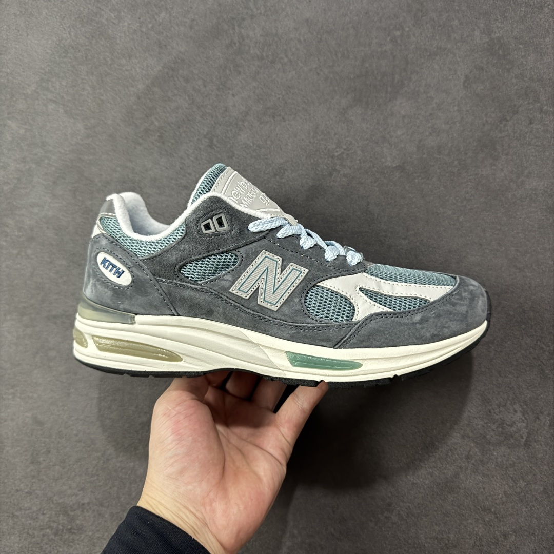 【K版纯原】Kith x New Balance Made In USA M991系列 美产经典百搭老爹休闲运动跑步鞋  #鞋面采用猪巴革及大网眼布鞋面材质以及3层组合大底 ABZORB专利吸震鞋垫 货号:U991KH2  尺码:36 37 37.5 38 38.5 39.5 40 40.5 41.5 42 42.5 43 44 44.5 45-选品中心