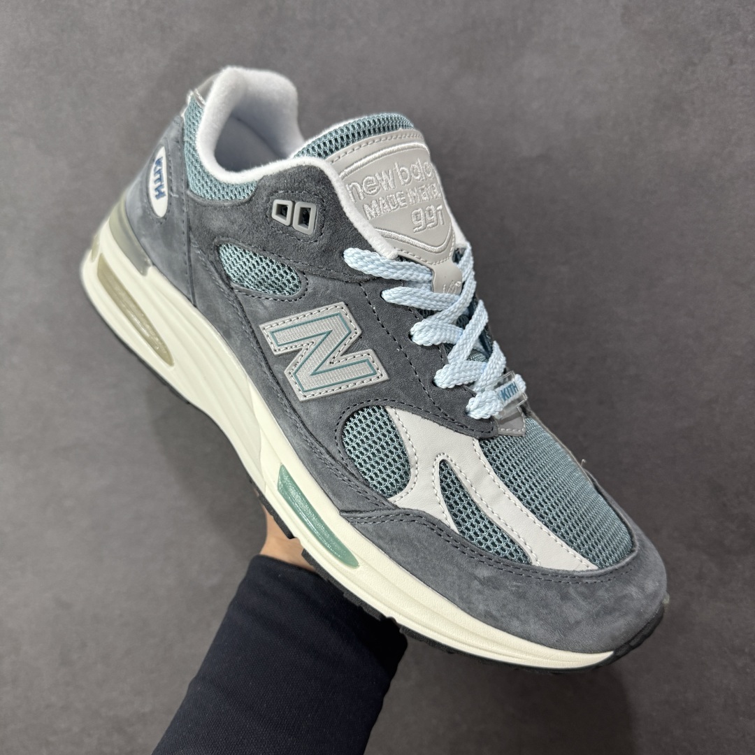 图片[3]-【K版纯原】Kith x New Balance Made In USA M991系列 美产经典百搭老爹休闲运动跑步鞋  #鞋面采用猪巴革及大网眼布鞋面材质以及3层组合大底 ABZORB专利吸震鞋垫 货号：U991KH2  尺码：36 37 37.5 38 38.5 39.5 40 40.5 41.5 42 42.5 43 44 44.5 45-选品中心