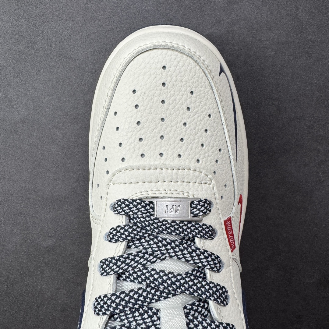 图片[8]-【定制版】Nike Air Force 1\’07 Low 联名 米白迷彩红蓝钩 空军一号低帮休闲板鞋 XD2588-609  #定制鞋盒 大厂纯原品质出货 超高清洁度 皮料切割干净无任何毛边 细节完美   尺码：36 36.5 37.5 38 38.5 39 40 40.5 41 42 42.5 43 44 44.5 45 编码：HXSB310320-选品中心