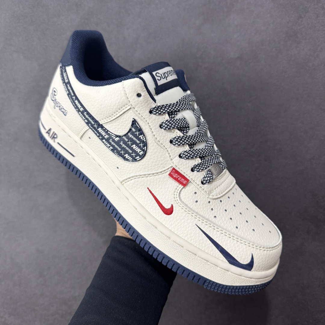 图片[3]-【定制版】Nike Air Force 1\’07 Low 联名 米白迷彩红蓝钩 空军一号低帮休闲板鞋 XD2588-609  #定制鞋盒 大厂纯原品质出货 超高清洁度 皮料切割干净无任何毛边 细节完美   尺码：36 36.5 37.5 38 38.5 39 40 40.5 41 42 42.5 43 44 44.5 45 编码：HXSB310320-选品中心
