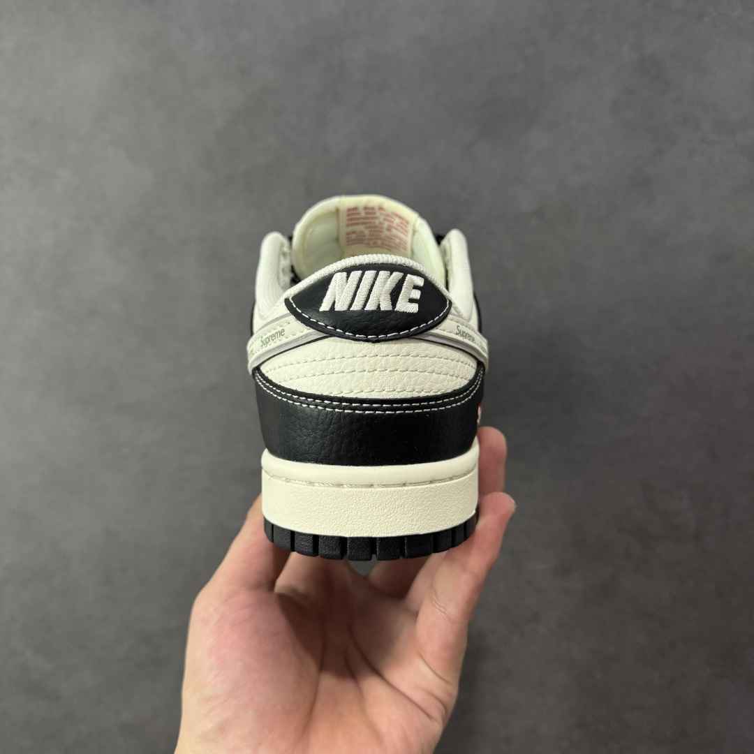 图片[4]-【定制版】Nike SB Dunk Low Supreme联名 米黑银 高端定制 低帮休闲板鞋 HH7518-099  #定制鞋盒 大厂纯原品质出货 超高清洁度 皮料切割干净无任何毛边 细节完美  尺码：36 36.5 37.5 38 38.5 39 40 40.5 41 42 42.5 43 44 44.5 45 编码：HXSB330340-选品中心