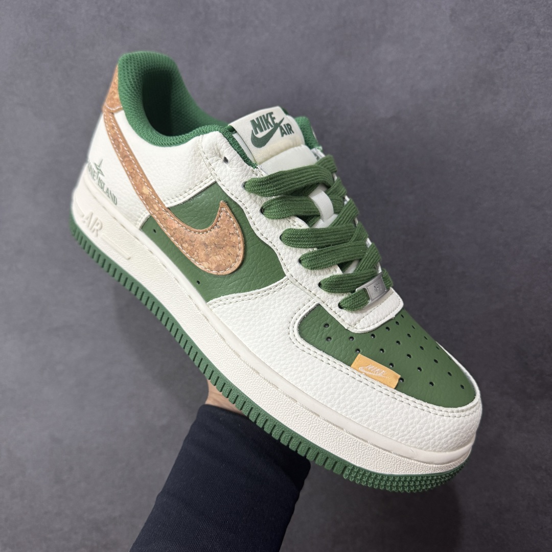 图片[3]-【定制版】Nike Air Force 1\’07 Low 石头岛联名 米绿花卉 空军一号低帮休闲板鞋 JP8028-010  #原楦头原纸板 原装鞋盒 定制五金配件 内置全掌气垫 原厂鞋底  尺码：36 36.5 37.5 38 38.5 39 40 40.5 41 42 42.5 43 44 44.5 45 编码：HXSB310320-选品中心
