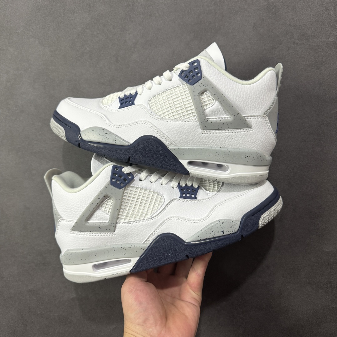 图片[2]-【GQ福利版】Air Jordan AJ4 全头层 外贸尾单 零售圈做工 抵债套现 原纸板楦头开发 定制优质皮料 完美鞋型匹配公司货 正确TPU鞋舌锁扣 最新原厂底模 大底卡色咬花完美 鞋柜必备鞋款 尺码：40 40.5 41 42 42.5 43 44 44.5 45 46 47.5-选品中心