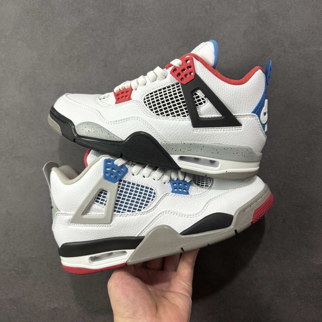 图片[5]-【GQ福利版】Air Jordan AJ4 全头层 外贸尾单 零售圈做工 抵债套现 原纸板楦头开发 定制优质皮料 完美鞋型匹配公司货 正确TPU鞋舌锁扣 最新原厂底模 大底卡色咬花完美 鞋柜必备鞋款 尺码：40 40.5 41 42 42.5 43 44 44.5 45 46 47.5-选品中心