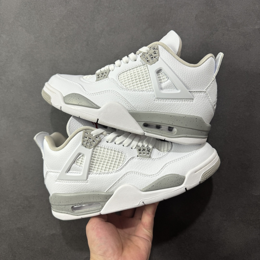 图片[3]-【GQ福利版】Air Jordan AJ4 全头层 外贸尾单 零售圈做工 抵债套现 原纸板楦头开发 定制优质皮料 完美鞋型匹配公司货 正确TPU鞋舌锁扣 最新原厂底模 大底卡色咬花完美 鞋柜必备鞋款 尺码：40 40.5 41 42 42.5 43 44 44.5 45 46 47.5-选品中心