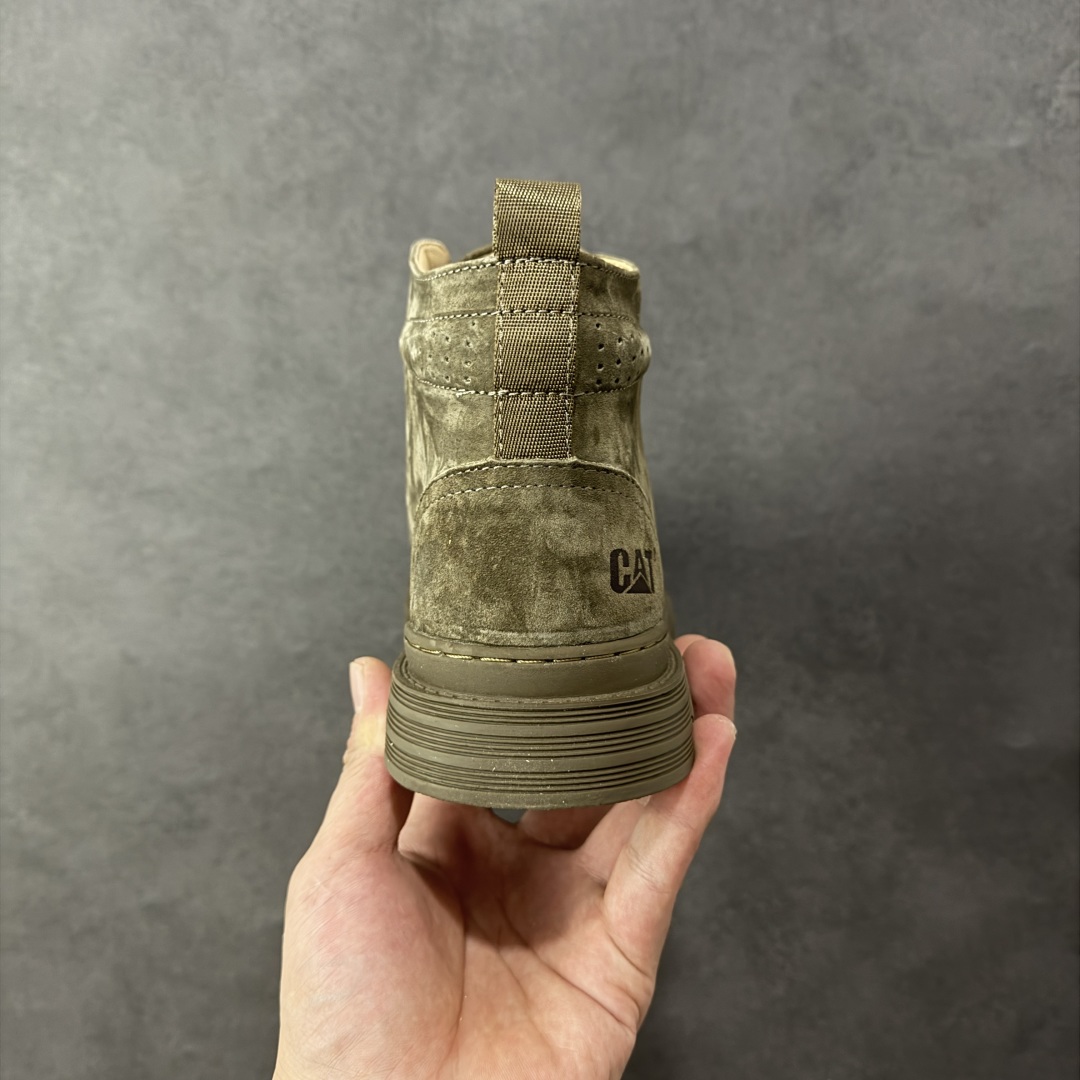 图片[4]-【公司级】25年秋冬款CAT硬汉推土机品牌·卡特Tramp Hike Low款户外中邦休闲系带男鞋广东中山代工厂原产楦型 台产耐磨麂皮材质 手工马克线固特异缝制工艺 轻量柔韧橡胶防滑大底 正确原盒包装吊牌 完全还原正品工艺徒步旅行者百搭休闲旅游休闲鞋 尺码：39 40 41 42 43 44（标准码数）-选品中心