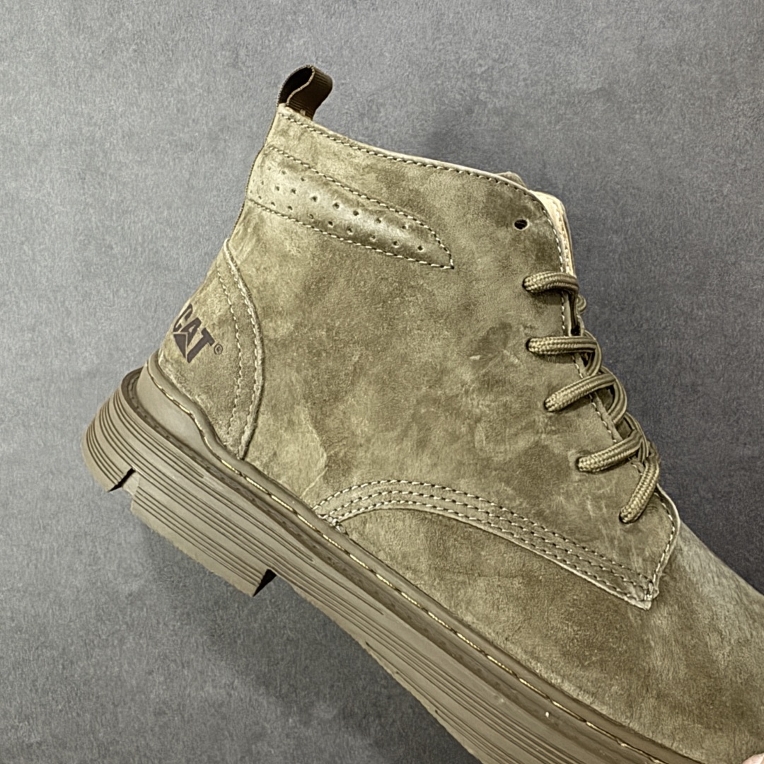 图片[6]-【公司级】25年秋冬款CAT硬汉推土机品牌·卡特Tramp Hike Low款户外中邦休闲系带男鞋广东中山代工厂原产楦型 台产耐磨麂皮材质 手工马克线固特异缝制工艺 轻量柔韧橡胶防滑大底 正确原盒包装吊牌 完全还原正品工艺徒步旅行者百搭休闲旅游休闲鞋 尺码：39 40 41 42 43 44（标准码数）-选品中心