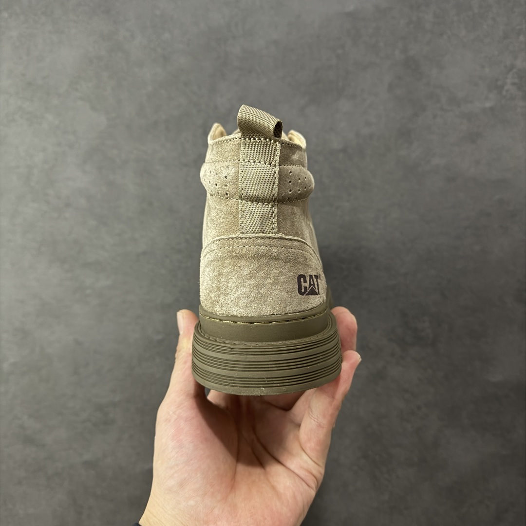 图片[4]-【公司级】25年秋冬款CAT硬汉推土机品牌·卡特Tramp Hike Low款户外中邦休闲系带男鞋广东中山代工厂原产楦型 台产耐磨麂皮材质 手工马克线固特异缝制工艺 轻量柔韧橡胶防滑大底 正确原盒包装吊牌 完全还原正品工艺徒步旅行者百搭休闲旅游休闲鞋 尺码：39 40 41 42 43 44（标准码数）-选品中心