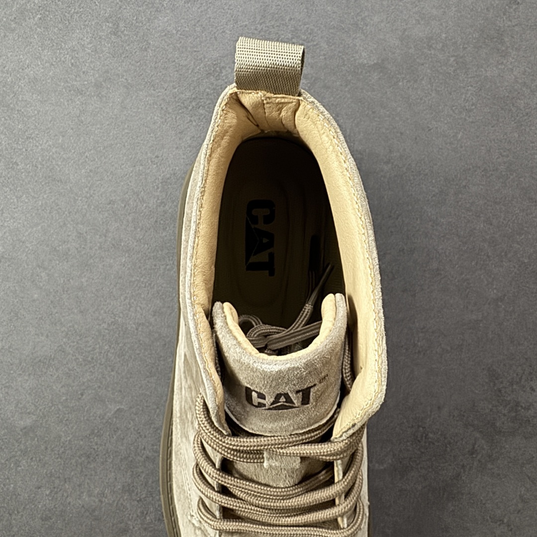 图片[7]-【公司级】25年秋冬款CAT硬汉推土机品牌·卡特Tramp Hike Low款户外中邦休闲系带男鞋广东中山代工厂原产楦型 台产耐磨麂皮材质 手工马克线固特异缝制工艺 轻量柔韧橡胶防滑大底 正确原盒包装吊牌 完全还原正品工艺徒步旅行者百搭休闲旅游休闲鞋 尺码：39 40 41 42 43 44（标准码数）-选品中心