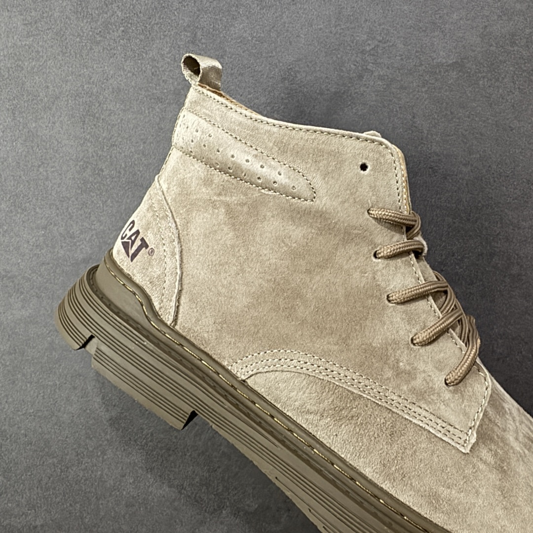 图片[6]-【公司级】25年秋冬款CAT硬汉推土机品牌·卡特Tramp Hike Low款户外中邦休闲系带男鞋广东中山代工厂原产楦型 台产耐磨麂皮材质 手工马克线固特异缝制工艺 轻量柔韧橡胶防滑大底 正确原盒包装吊牌 完全还原正品工艺徒步旅行者百搭休闲旅游休闲鞋 尺码：39 40 41 42 43 44（标准码数）-选品中心