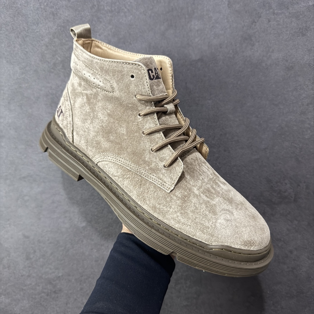 图片[3]-【公司级】25年秋冬款CAT硬汉推土机品牌·卡特Tramp Hike Low款户外中邦休闲系带男鞋广东中山代工厂原产楦型 台产耐磨麂皮材质 手工马克线固特异缝制工艺 轻量柔韧橡胶防滑大底 正确原盒包装吊牌 完全还原正品工艺徒步旅行者百搭休闲旅游休闲鞋 尺码：39 40 41 42 43 44（标准码数）-选品中心