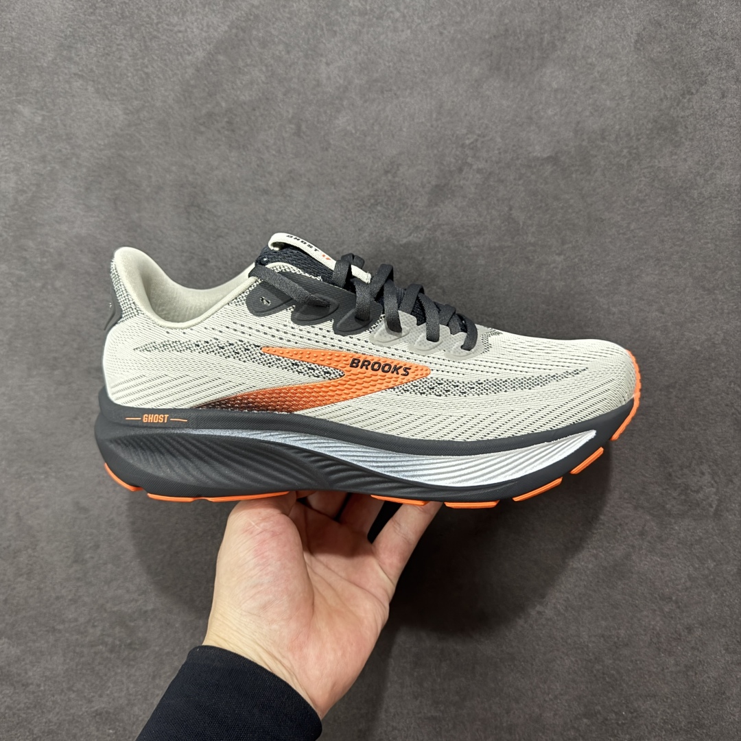 【纯原】外贸热款专供 Brooks 布鲁克斯 Ghost 17 网面运动鞋 官方售K+ 超临界Q弹大底 
